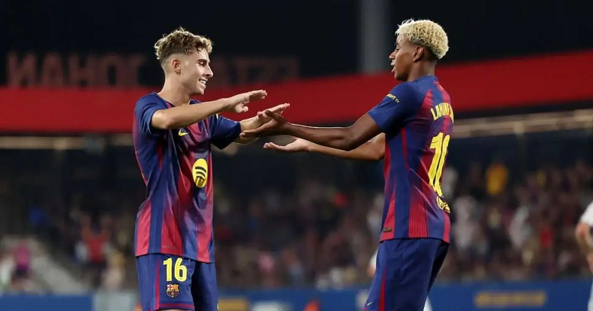 华体会体育登录-继亚马尔后，费尔明是本赛季第二位进球助攻均上双的西甲球员